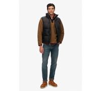 Superdry Mens Black Puffer Gilet