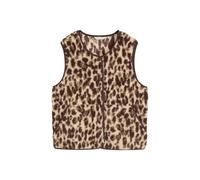 Sleeveless Fleece with Buttons Women's Tom Tailor Marron XL