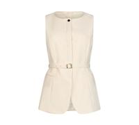 Sleeveless Gilet - female - Liu Jo - Blouses - Beige - L - Blouses & Shirts L