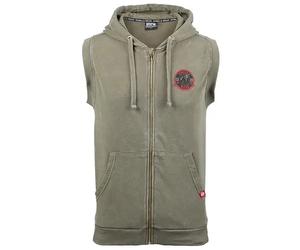 Sleeveless hooded sweatshirt Gorilla Wear Silverdale Vert L