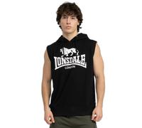 Sleeveless hooded sweatshirt Lonsdale Regular Fit Bignor Noir XL