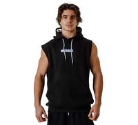 Sleeveless hooded sweatshirt Nebbia Hero L