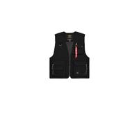 Alpha Industries Mesh Utility Vest Vests for Men Size L - black