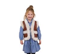 Sleeveless jacket for girls Moonrise Zehra Marron 3/4 ans