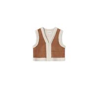 Sleeveless jacket for women Grace & Mila Sohen Marron L