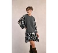 Sleeveless Jumper with Open Back grey