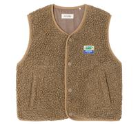 Sleeveless Oversized Fleece Child American Vintage Marron 5/7 ans