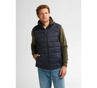 Sleeveless Padded Jacket with High Neck Black