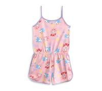 Sonic The Hedgehog Girls Pink Sleeveless Playsuit | Character Pastel Outfit Featuring Sonic & Amy | Casual Summer Wear with Elastic Waistband & Pockets - 9-10 Years