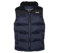 Sleeveless Puffer Jacket Schott Utah V Bleu XL