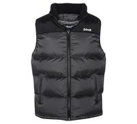 Sleeveless Puffer Jacket Schott Utah V Gris M