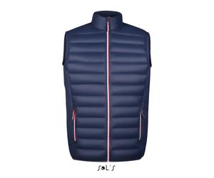 Sleeveless Puffer Jacket Sol's Victoire Bw Bleu XL