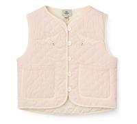 Sleeveless Quilted Organic Cotton Jacket Pale Pink 2 years