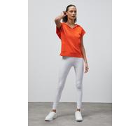 Sleeveless Raw Edge Hoodie Enorsia Orange 16