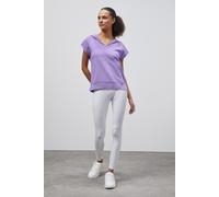 Sleeveless Raw Edge Hoodie Enorsia Purple 14