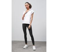 Sleeveless Raw Edge Hoodie Enorsia White 16