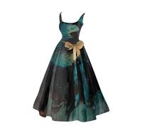 Sleeveless Renaissance Party Dress, Large Medieval Dress Adults Classic Vampiress Fancy Costume Witches Dresses for Women Wicked Witch Costume Adult Women Rockabilly Dresses for |