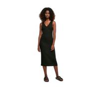 Sleeveless ribbed mid-length dress for women Urban Classics GT Noir 3XL
