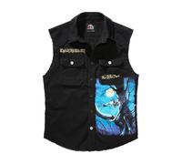 Brandit Iron Maiden Vintage Fotd Sleeveless T-shirt Blue M Man