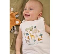 Sleeveless Sleeping Bag, SAVANA printed white