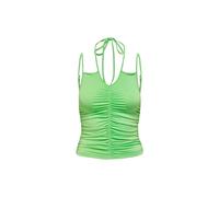 Sleeveless Summer Green Top with Ruffle - female - ONLY - Sleeveless Tops - Green - S - Tops S