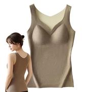 Sleeveless Thermal Vest Women's V Neck Sleeveless Warm Lined Body Sculpting