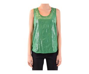 Sleeveless Top - female - P.A.R.O.S.H. - Sleeveless Tops - Green - S - Tops S