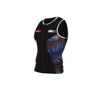 Sleeveless tri-suit Z3R0D Racer The Island Bleu XS