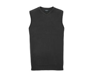 Sleeveless V-neck Pull Russell Athletic Noir 2XS
