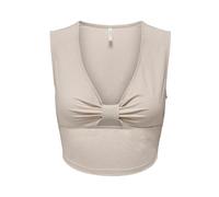 Sleeveless V-Neck Top - female - ONLY - Sleeveless Tops - White - L - Tops L