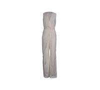 Sleeveless V-neck Wrap Jumpsuit - female - Erika Cavallini - Jumpsuits - Beige - S - Jumpsuits & Playsuits S