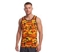 Sleeveless Vest 100% Cotton Army Singlet Military Tank Top Combat Summer Gym Training Camo Bundeswehr Olive Camouflage Muscle Shirt