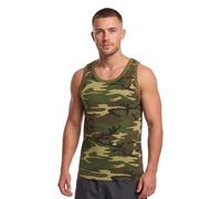 Sleeveless Vest 100% Cotton Army Singlet Military Tank Top Combat Summer Gym Training Camo Bundeswehr Olive Camouflage Muscle Shirt