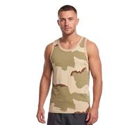 Sleeveless Vest 100% Cotton Army Singlet Military Tank Top Combat Summer Gym Training Camo Bundeswehr Olive Camouflage Muscle Shirt