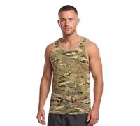 Sleeveless Vest 100% Cotton Army Singlet Military Tank Top Combat Summer Gym Training Camo Bundeswehr Olive Camouflage Muscle Shirt
