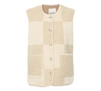 Sleeveless women's cardigan Ichi Tonza Beige S
