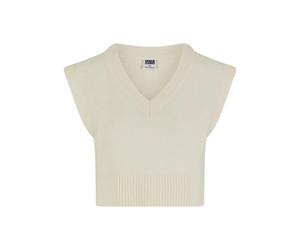 Sleeveless women's roll neck Urban Classics Blanc XL