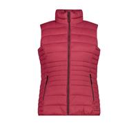 Sleeveless zip-up Sorona puffer jacket for women CMP Rouge S