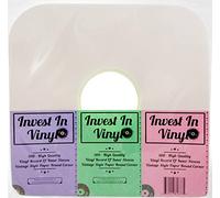 Sleeves Heavy Stock Ivory White Paper Rounded Corners Protective 33 RPM 12" Record Sleeves 80 GSM Covers Provide Your LP Collection with the Proper Protection…
