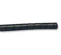 SLEEVING, SPIRAL, PE, 9MM, BLACK, 30M, Cable Spiral Wrap, Cable Sleaves, Qty.30