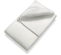 Sleezzz Basic Needle Felt Mattress Underlay Made of Breathable Needle Felt for Laying on the Slatted Frame, White, Protection Against Abrasion and Mould Stains (180 x 200 cm)