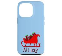 Sleigh All Day Funny Witty Christmas X-mas Pun Case for iPhone 13 Pro