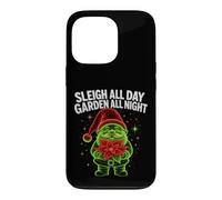 Sleigh All Day Garden All Night Christmas Gnome Case for iPhone 13 Pro