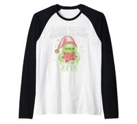 Sleigh All Day Garden All Night Christmas Gnome Raglan Baseball Tee