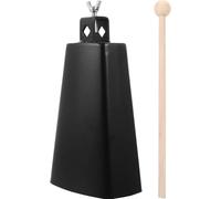 Sleigh Bells 7 Inch Metal Cowbell Musical Instrument Cheering Bells Percussion Noise Maker Sports Events Party