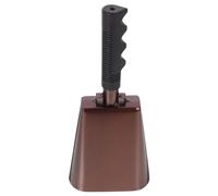 Sleigh Bells Animal Handle Cowbell Metal Cattle Bells Cheering Cowbells Single Noise Maker Loud Brown