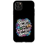 Sleigh Bells Cocktail Spells Funny Christmas Drinking Party Case for iPhone 11 Pro Max