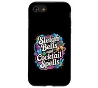 Sleigh Bells Cocktail Spells Funny Christmas Drinking Party Case for iPhone SE (2020) / 7/8