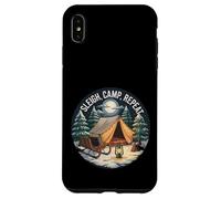 Sleigh Camp Repeat - Camping in the Snow Flurry Case for iPhone XS Max
