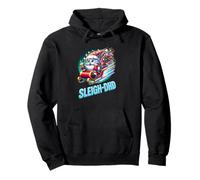 Sleigh-DHD Chaotic Santa ADHD Christmas Humour Pullover Hoodie